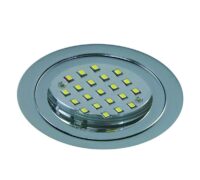 Rutec LED55014WW-V2 LARA RUND CHROM 2W, 21 LED