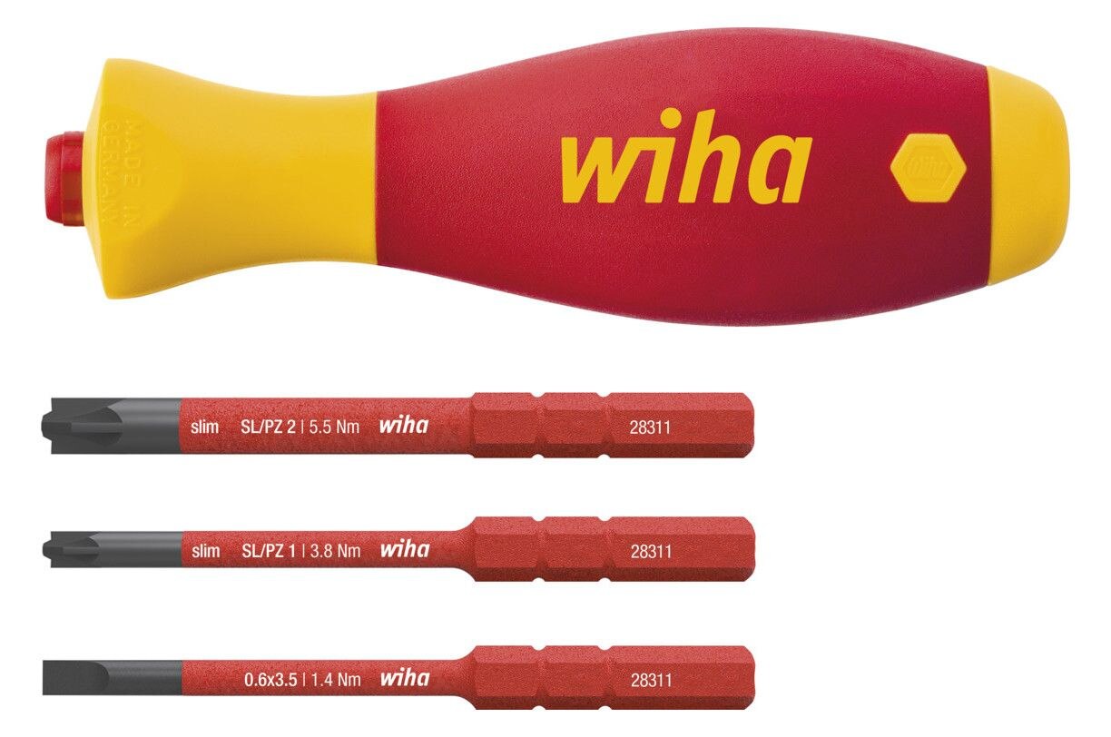 Wiha Wiha SB 2831-03 SoftFinish® slimVario® Set 6,0mm Schraubendreher 43449