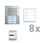 TCS Tür Control audio:pack PES08 ISW5010 8Tasten Aufputz PAAF082/003