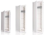 F-Tronic Multimediaverteiler Unterputz/HW Kunststoff JUMBO60K 5x12TE IP30 365x900x98mm