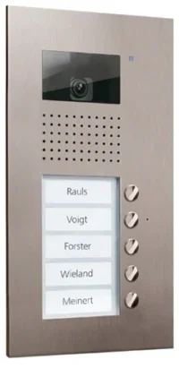 TCS Tür Control Video color Außenstation V PUK 5 Tasten 1-spalt AVU14050-0030