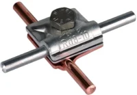 Dehn MV-Klemme Cu-Al für Rd 8mm ZMMVK8810SKM10X30CUA