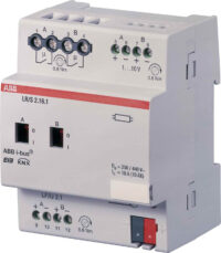 ABB Stotz S&J Lichtregler/Schaltdimmakt. 2-fach, 1-10V, Reiheneinbaugerät LR/S2.16.1
