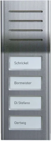 TCS Tür Control Audio Außenstation 4Tasten 1-reih Aufputz si ASX13004-0010