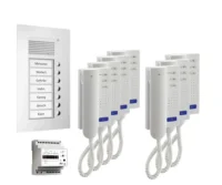 TCS Tür Control Paketlösung Unterputz 7 Wohneinheiten PPU07-EN/02