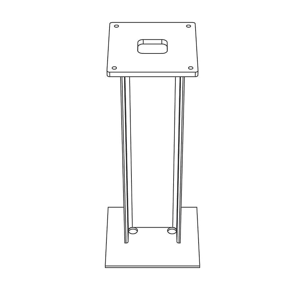 Siedle&Söhne Erdstück 168x168mm ZE/STL 168 x 168