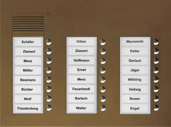 TCS TCS Tür Control Audio Außenstation PUK 24 Tasten 3-spaltig Unterputz PUK24/3-EB