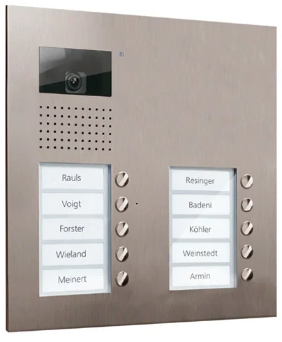 TCS TCS Tür Control Video color Außenstation V PUK 10 Tasten 2-spal AVU15100-0030