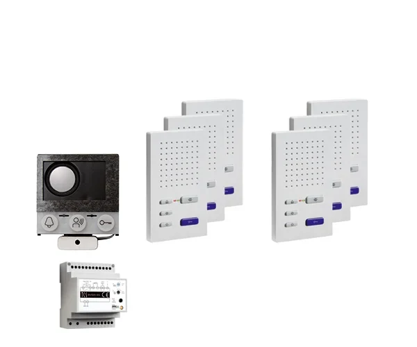 TCS TCS Tür Control audio:pack Einbau für 6 Wohneinheit PAIF060/004