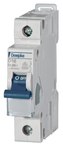 DOEPKE Leitungsschutzschalter UC D 2,5A DLS 6I D2,5-1 10KA 1p 230V 1TE 50Hz