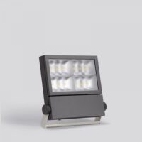BEGA LED-Anbaustrahler 190W Konv 1-10V 84500K22 DALI 4LEDs graphit 2200K ws mt