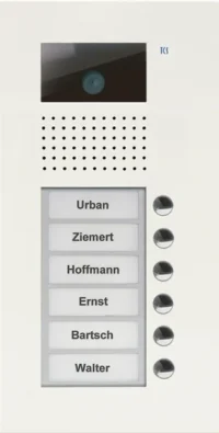 TCS Tür Control Video color Außenstation V PUK 6 Tasten 1-spalt AVU14060-0019