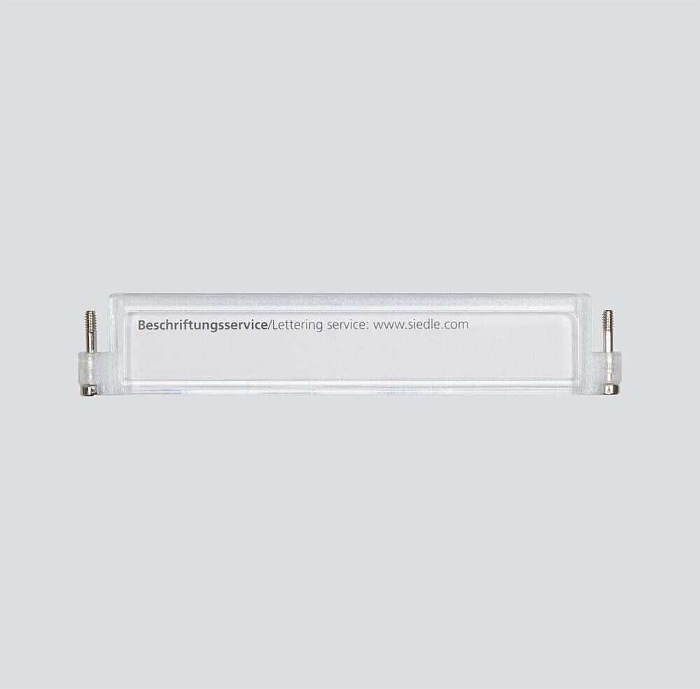 Siedle Siedle&Söhne Namensschildtasche rauchf. komplett TM 511-04 B 200007038-00