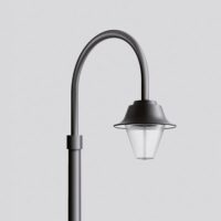 BEGA LED-Aufsatzleuchte 38,5W 76mm 3000K 84060K3 4741lm graphit Konv Alu IP65