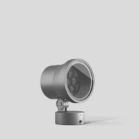BEGA LED-Anbaustrahler 20,5W Konv DALI 85108AK4 1LED si 4000K ws 1190lm si mt