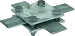 Dehn Kreuzstück St/tZn für Fl 30-40/30-40mm KS FL40 STTZN