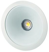 Rutec 21091NW LED-Downlight CYRA XL,230V,18/24W,IP20,4000K,CRI80,RAL9010