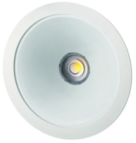 Rutec Rutec 21091NW LED-Downlight CYRA XL,230V,18/24W,IP20,4000K,CRI80,RAL9010