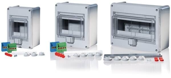 F-Tronic F-tronic Kleinverteiler Aufb 1x4TE Kunststoff KV04WDKE IP55 125x180x90mm DIN-Schiene