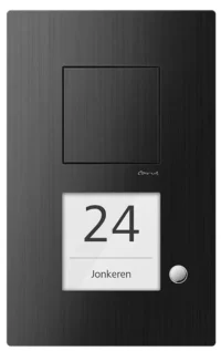TCS Tür Control Audio Außenstation schwarz 1Taste 1reihCAE1001 CAE1001-0156