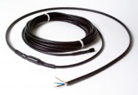 DEVI Heizband 20W/m 230V 12m schwarz 70°C DEVIsnow 20 2adrig Ø7,5mm