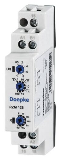 DOEPKE Zeitrelais 12-240V/AC 0.1s-100h RZM 128 ansprVerz rückfVerz einschWisch