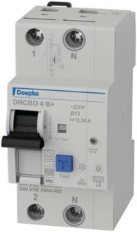 DOEPKE FI/LS-Schutzschalter B13 2-polig 0,3A DRCBO 4 B13/0,30/1N-B+ B+ 6kA 2,5TE 1-polig
