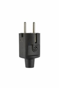 ABL Schutzkontaktstecker 16A 250V Kunststoff schwarz 1505 IP20 ger