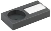 ELDAT RT28-ACC-01-23P Klingelknopf- Gehäuse komplett anthrazit für Tastsender