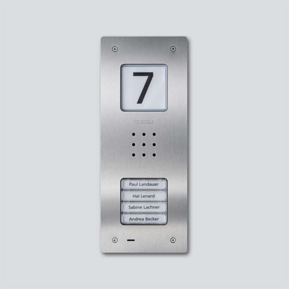 Siedle Siedle&Söhne Audio-Türstation Edelstahl gebürstet CAU 850-4-0 E