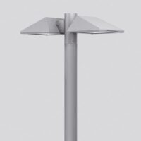 BEGA LED-Aufsatzleuchte 31W 60mm 3000K 84246AK3 4108lm si Konv Alu Gl_tr IP65