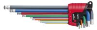Wiha SB 369RE9F ErgoStar coloured Set MagicRing Stiftschlüssel im Halter 43850