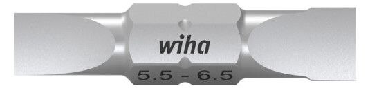 Wiha 7410 SL5,5-6,5 30mm Bit Set Doppelbit 43859