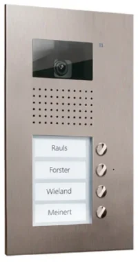 TCS Tür Control Video color Außenstation V PUK 4 Tasten 1-spalt AVU14040-0030