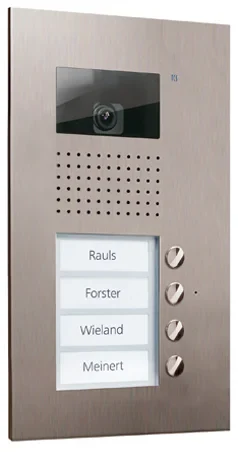 TCS TCS Tür Control Video color Außenstation V PUK 4 Tasten 1-spalt AVU14040-0030