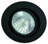 Rutec R55112-M Metall ohne Sprengring schwenkbar für MR16 Schwarz matt