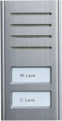 TCS Tür Control Audio Außenstation 2Tasten 1-reih Aufputz si ASX13002-0010
