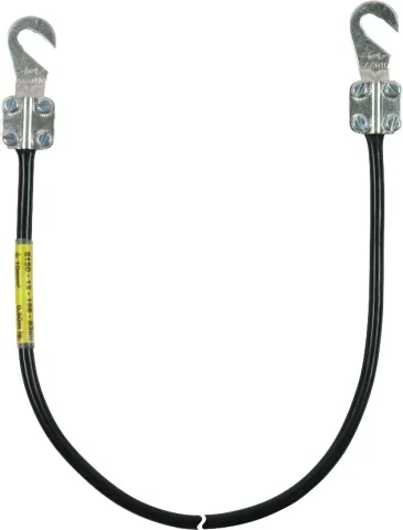 Dehn Dehn Erdungsleitung 16qmm, L6,0m schwarz EL16L6.05M 2KSO 8.10