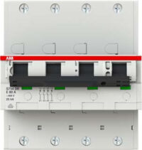 ABB Stotz S&J Hauptlastschalter 25kA,80A,4P S754DR-E80