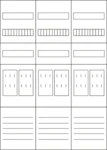 Eaton (Installation) Zählerfeld 1050mm,6ZP,5-polig ZSD-Z37B0022