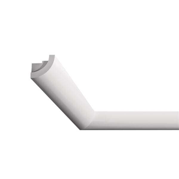 Voutenleiste 5x5 rund Endstück PU-Schaum-Leiste-2 Meter PFG018