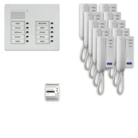 TCS Tür Control Audio Außenstation Pack 10 PUK 2reihig10Tast Unterputz PPU10/2-EN/02