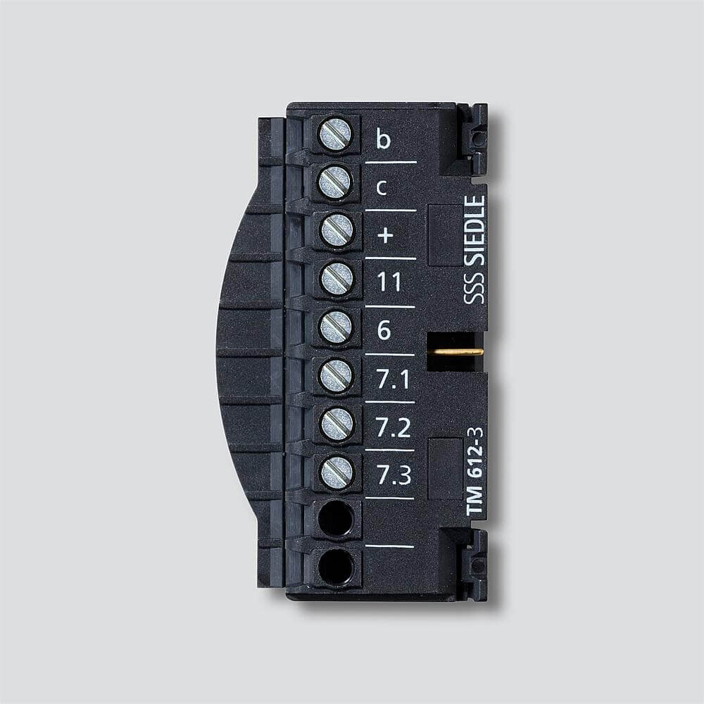 Siedle Siedle&Söhne Klemmblock Schwarz TM 612-3