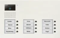 TCS Tür Control Video color Außenstation V PUK 12 Tasten 3-spal AVU16120-0019