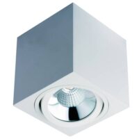 schwenkb rechteckig 230V 6W IP20 3000K CRI80-weiss MELIMAR COB PEG520WW