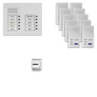 TCS Tür Control Audio Außenstation Pack 10 PUK 2reihig10Tast Unterputz PPUF10/2-EN/02