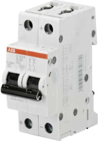 ABB Stotz S&J Sicherungsautomat C-Char. 10kA, 2A, 2P S202M-C2UC