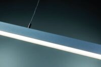 L1170 B50 H75mm 230V 33W IP20 3000K CRI80-RAL9006 IRIMA P Pendelleuchte