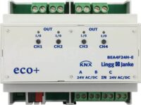 Bild vom Produkt: Lingg&amp;Janke KNX Binär Ein/Ausgang eco+ 4-fach 24V AC/DC BEA4F24H-E