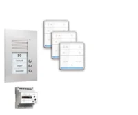TCS Tür Control pre:pack Audio Unterputz 3 Wohneinheiten mit Außenstation PUK PPUF03-EN/01